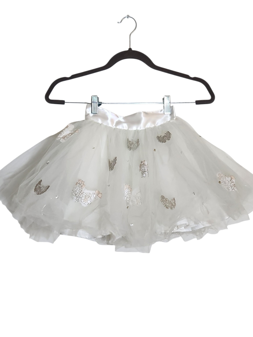 Monique Lhuillier x Pottery Barn Kids White Tulle Tutu Skirt Ages 3–6 Years